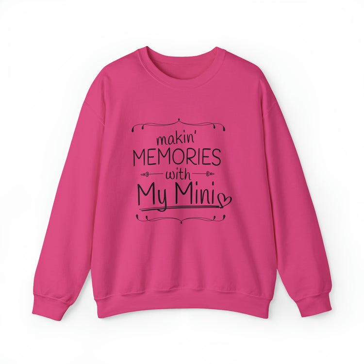 Inspirational Kiddo Memory Appreciation Mom Statements Line Puns Unisex Crewneck Sweatshirt