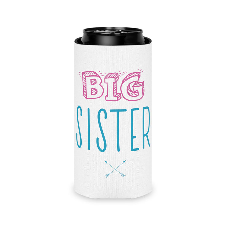 Big Sister Announcement Little Can Cooler