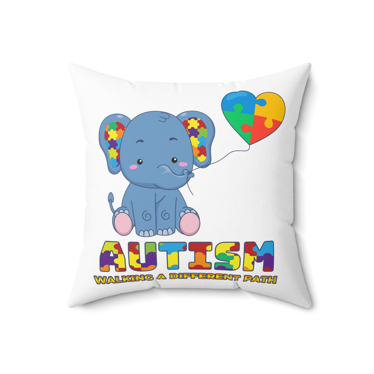 Novelty Disorders Sympathy Autism Awareness Motivational Syndrome Spun Polyester Square Pillow