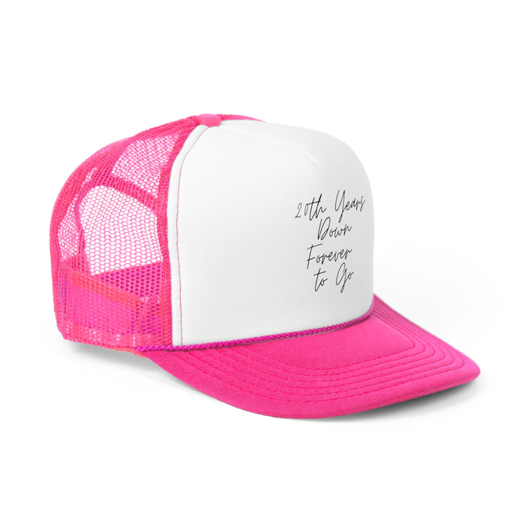 Motivational Saying 20th Anniversary Appreciation 20th Years Husband Marriage Wife Women Men Wedding Trucker Caps