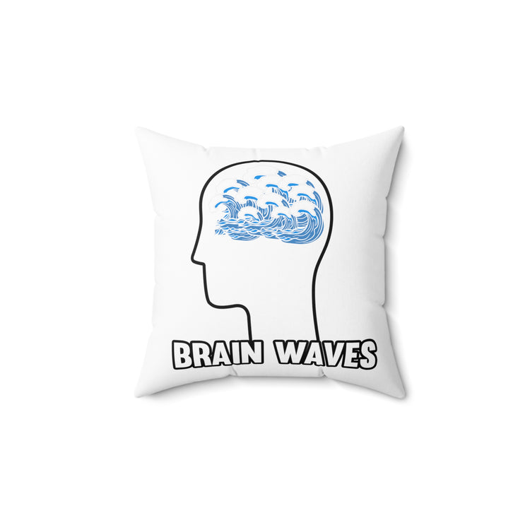 Novelty Neurobiology Neurophysiology Neurology Neurologist Physician Practitioner Spun Polyester Square Pillow