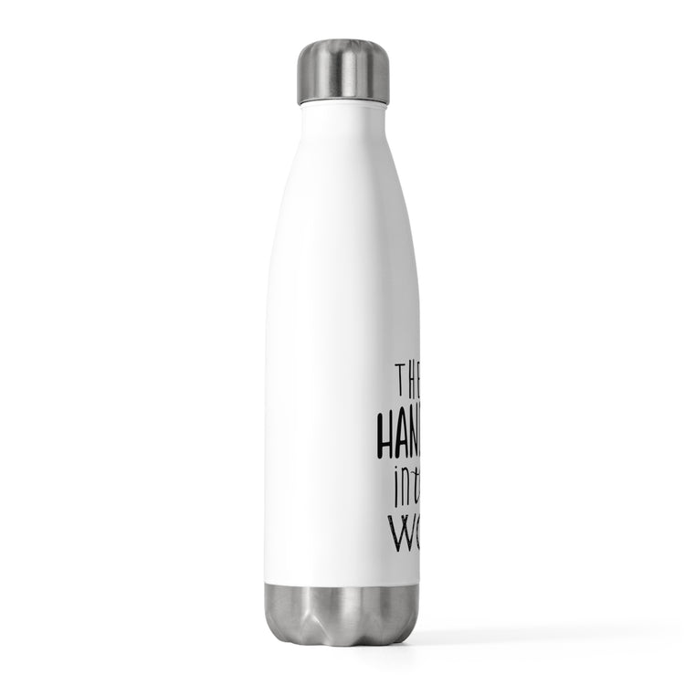 The smallest handcuffs in the world Wedding Gift Engagement Party Bachelor Bachelorette 20oz Insulated Bottle