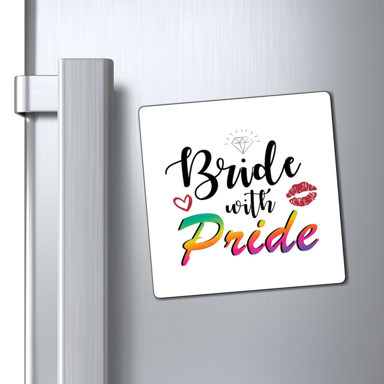 Humorous LGBTQ Bridal Appreciation Statements Graphic Puns  Hilarious Supportive Bridesmaid Illustration Quote Magnets