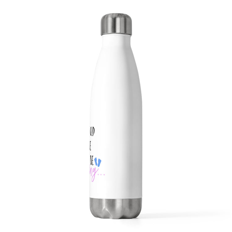 I Was Told There Would Be Glowing Future Mom Shirt 20oz Insulated Bottle