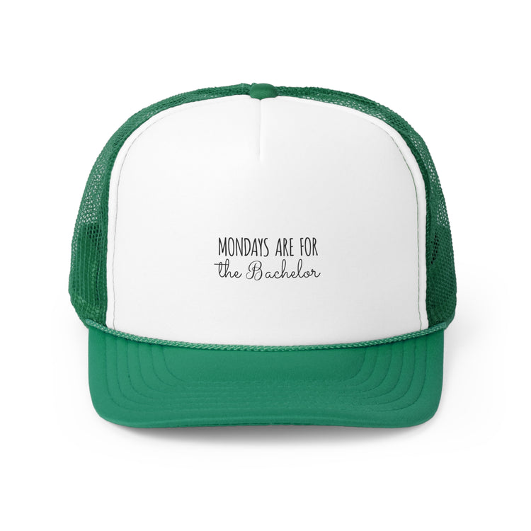 Funny Bachelors Mondays Engagements Wedding Fiance Groom Trucker Caps