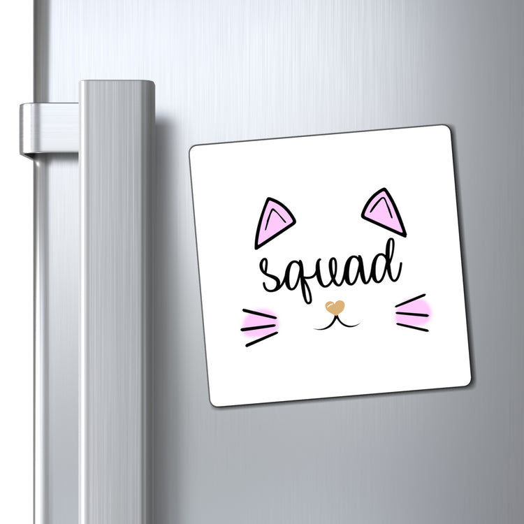 Squad Cat Bachelorette Team Bride Shirt Bridal Party Shower Gift Bridesmaid Shirts Magnets