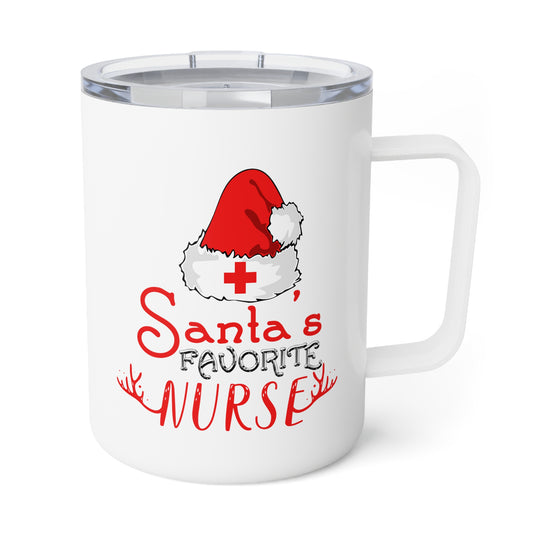 Humorous Christmastide Efforts Mockery Statements Graphic Insulated Coffee Mug, 10oz
