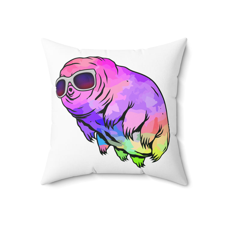 Humorous Microbiologist Biologist Biochemistry  Biochemist Bacteriology Spun Polyester Square Pillow