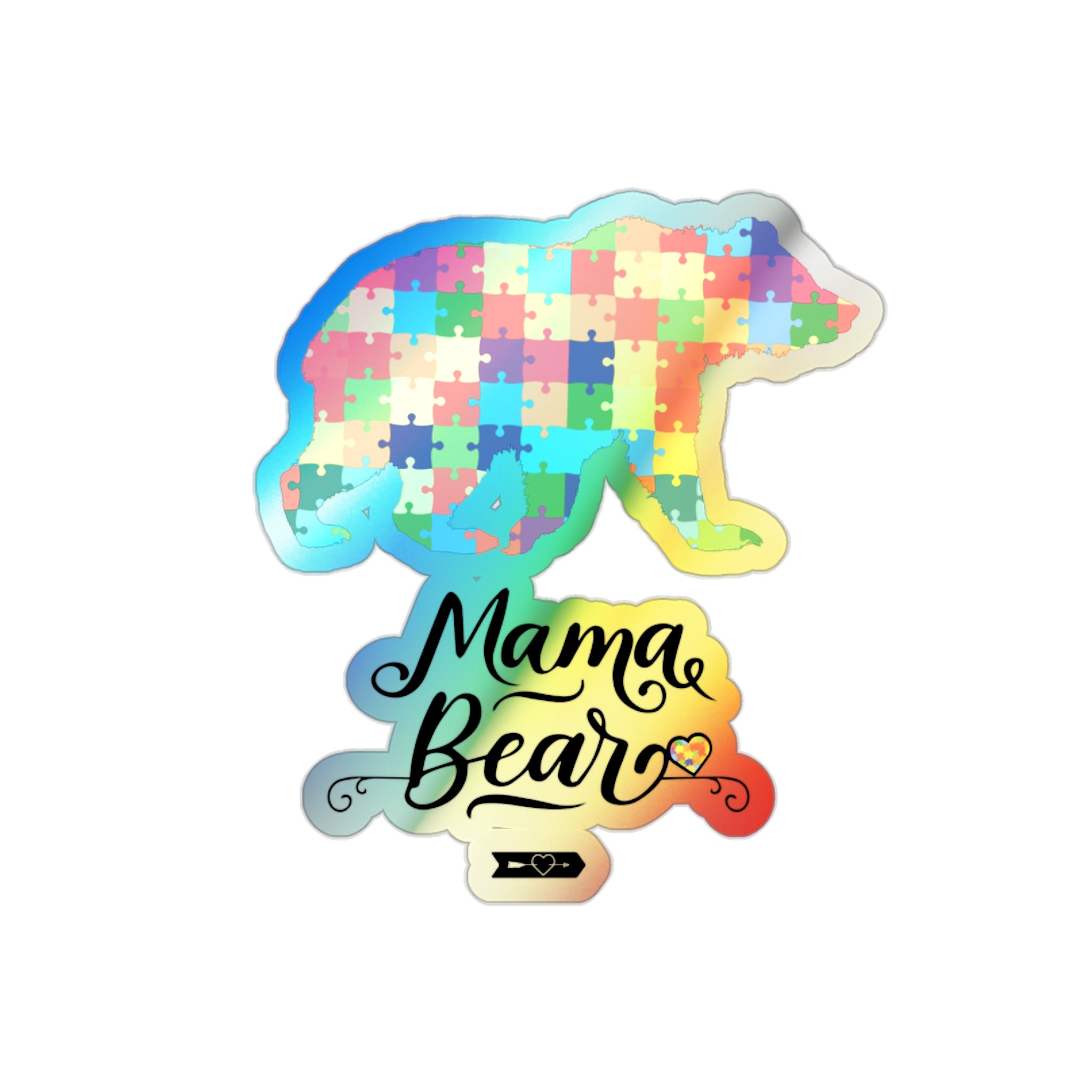 Hot Mama // Holographic Sticker