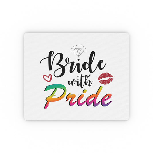 Humorous LGBTQ Bridal Appreciation Statements Graphic Puns  Hilarious Supportive Bridesmaid Illustration Quote Rectangular Mouse Pad