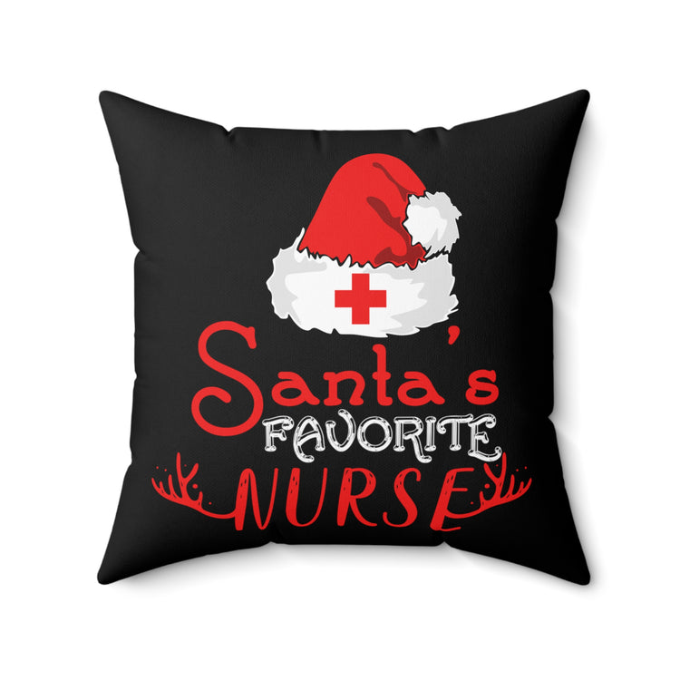 Humorous Christmastide Efforts Mockery Yearly Resolutions Spun Polyester Square Pillow