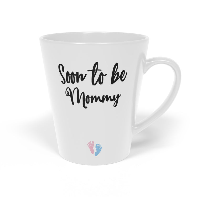 soon to be mommy Gender Reveal Latte Mug, 12oz