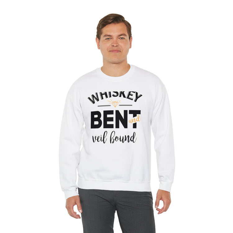 Funny Wedding Veils Entourages Sarcastic Engagement Bridal Puns Unisex Crewneck Sweatshirt