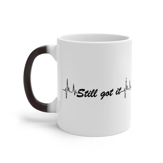 Hilarious Recovering Heartbeats Relieved Mockery Statements Graphic Color Changing Mug