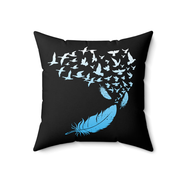 Novelty archaeopteryx Ornithology Cockatiel Biodiversity Pet Spun Polyester Square Pillow