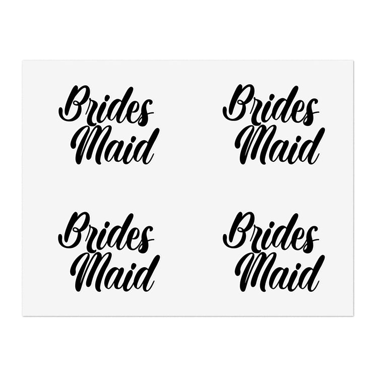 Hilarious Wedding Bridesmaid Sarcastic Illustration Saying Funny Sticker Sheets