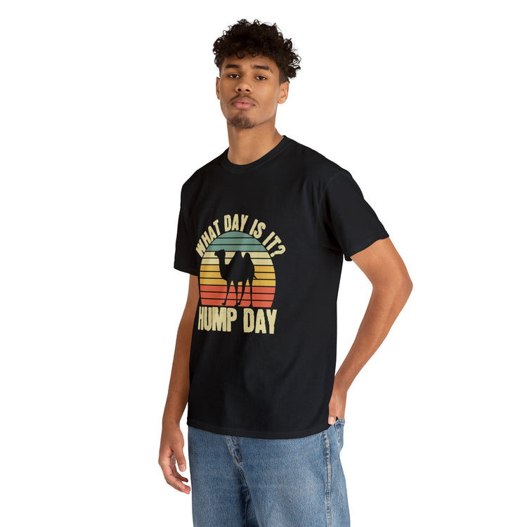 Shirt Funny Vintage Is It Hump Day Week Of Labour Memorable Graphic Nostalgic Classic T-Shirt Unisex Heavy Cotton Tee