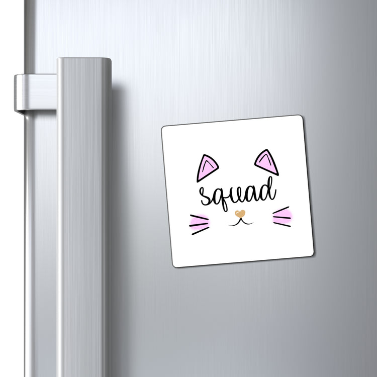 Squad Cat Bachelorette Team Bride Shirt Bridal Party Shower Gift Bridesmaid Shirts Magnets