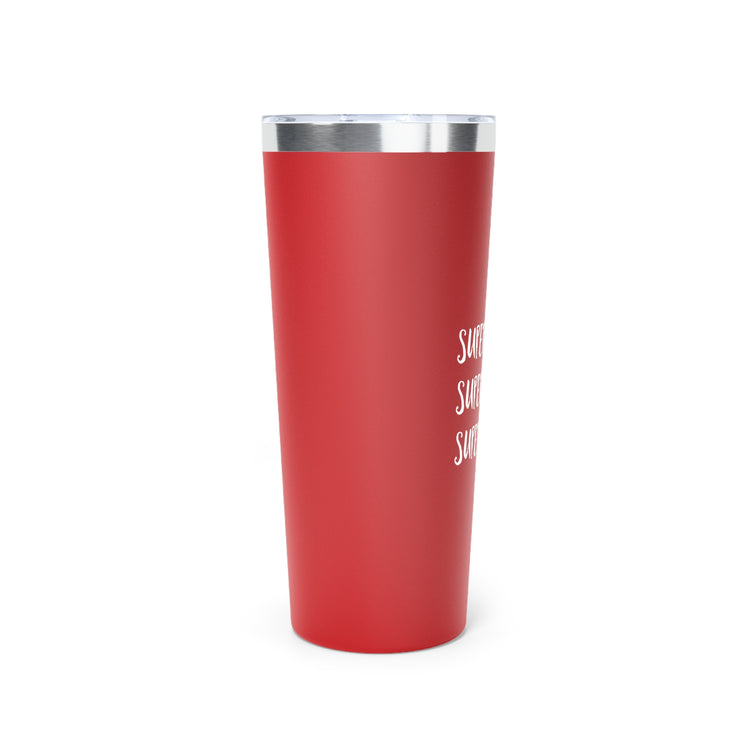 Super Tired Super Hungry Super Pregnant Future Copper Vacuum Insulated Tumbler, 22oz