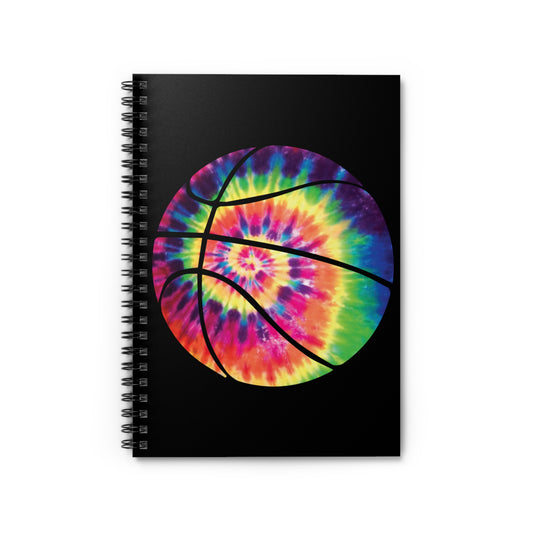 Classic Retro Basket Ball Colorful Spiral Notebook - Ruled Line