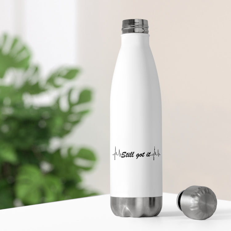 Hilarious Recovering Heartbeats Relieved Mockery Graphic 20oz Insulated Bottle