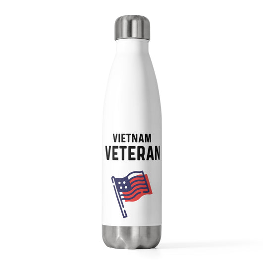 Vietnam Veteran Military T-shirt | I Love My Veteran Retirement T Shirt | Legend Has Retired | Grandpa Shirt 20oz Insulated Bottle