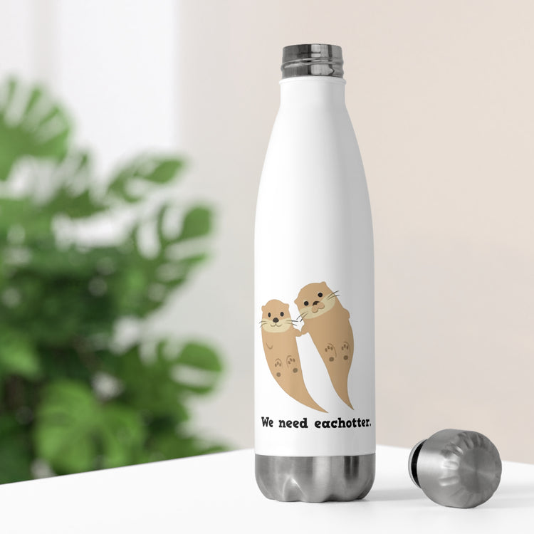 Novelty Otters Enthusiasts Environmentalist Tee Shirt Gift Cute Conservationists Graphic Men Women T Shirt 20oz Insulated Bottle