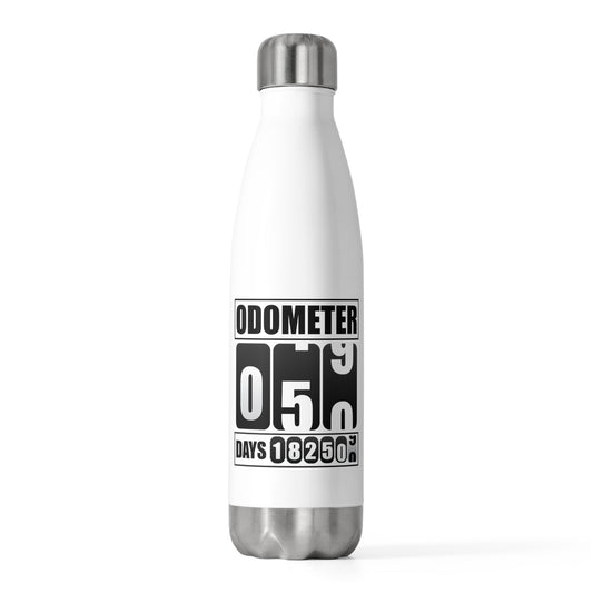 Humorous Oldometer 50 Years Old Celebrants Tee Shirt Gifts | Hilarious Celebrater Sayings Pun Men Women T Shirt 20oz Insulated Bottle