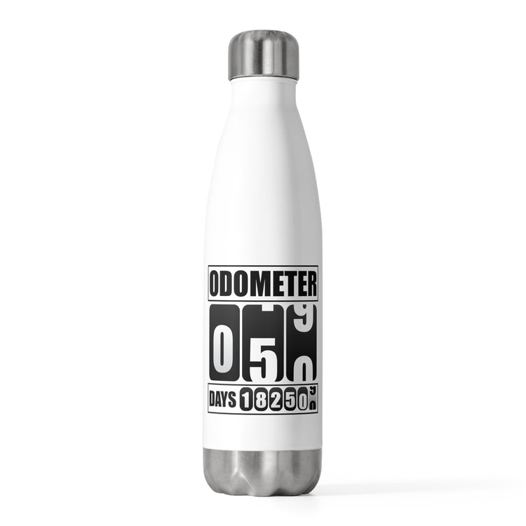 Humorous Oldometer 50 Years Old Celebrants Tee Shirt Gifts | Hilarious Celebrater Sayings Pun Men Women T Shirt 20oz Insulated Bottle