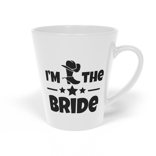 Humorous Countryside Weddings Bachelorettes Bride Engagement Funny Latte Mug, 12oz