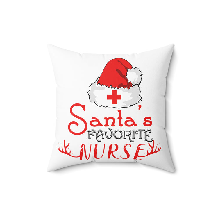 Humorous Christmastide Efforts Mockery Spun Polyester Square Pillow