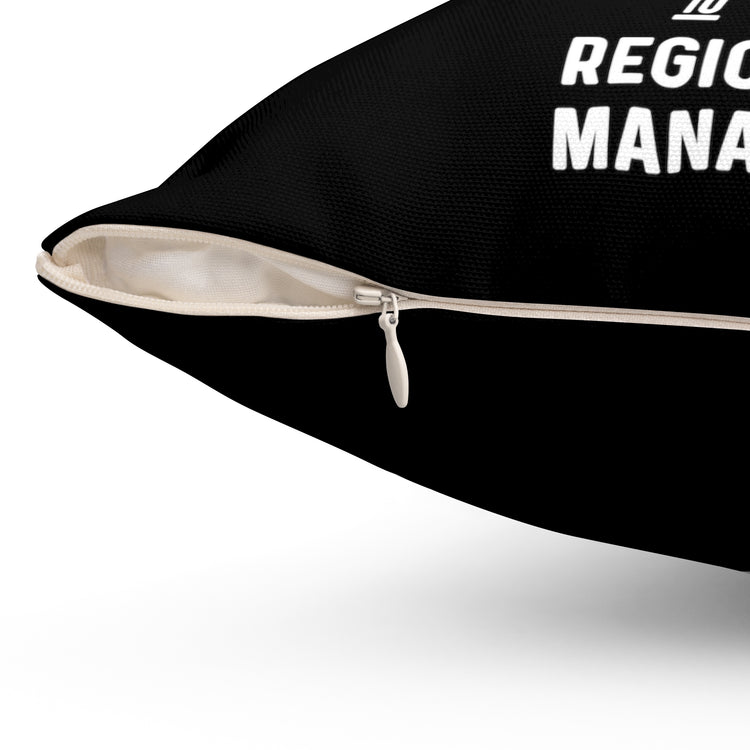 The Regional Manager Future Mom Baby Bump Shirt Spun Polyester Square Pillow