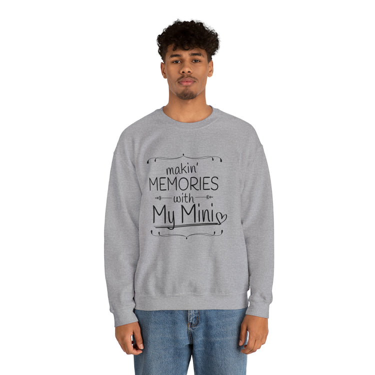 Inspirational Kiddo Memory Appreciation Mom Statements Line Puns Unisex Crewneck Sweatshirt