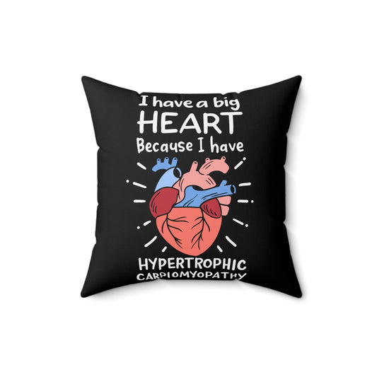 Hilarious Hypertrophic Myocarditis Myocardiopathy Myocarditis Spun Polyester Square Pillow