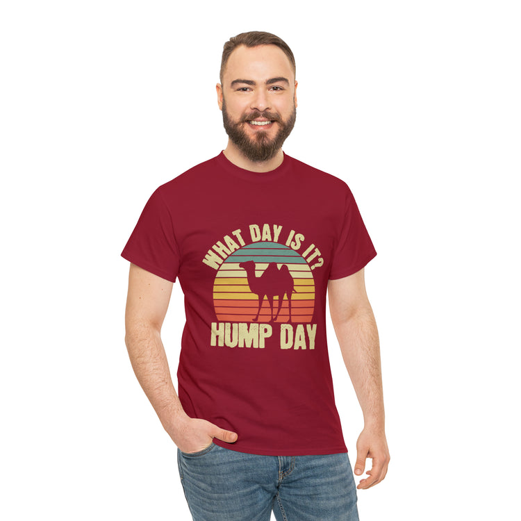 Shirt Funny Vintage Is It Hump Day Week Of Labour Memorable Graphic Nostalgic Classic T-Shirt Unisex Heavy Cotton Tee