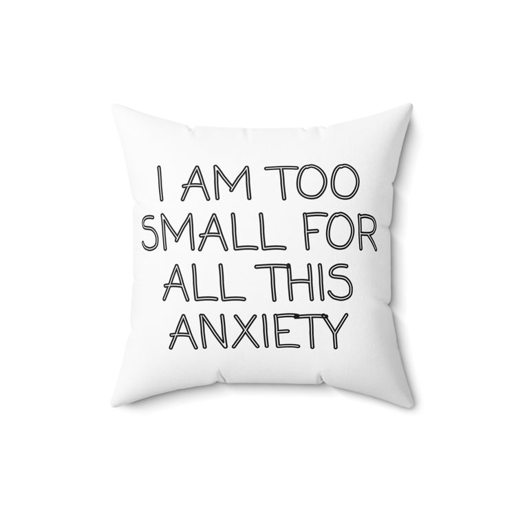 Hilarious Impassive Introverted  Sarcastic Statements Spun Polyester Square Pillow