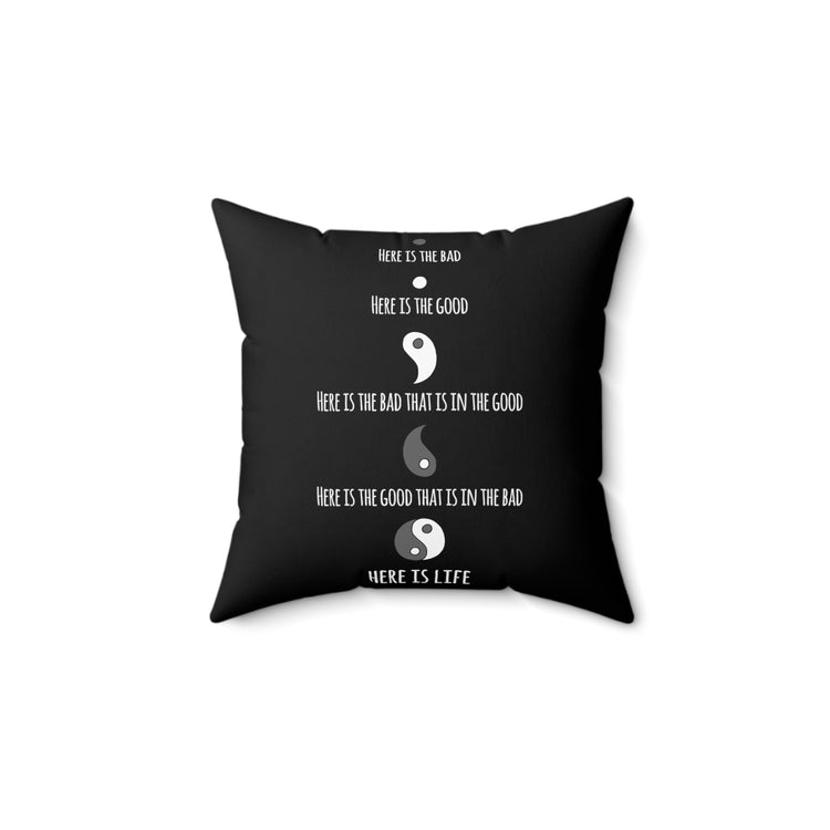 Humorous Meditating Reflexologist Reflexology Pilates Shiatsu Fitness Spun Polyester Square Pillow