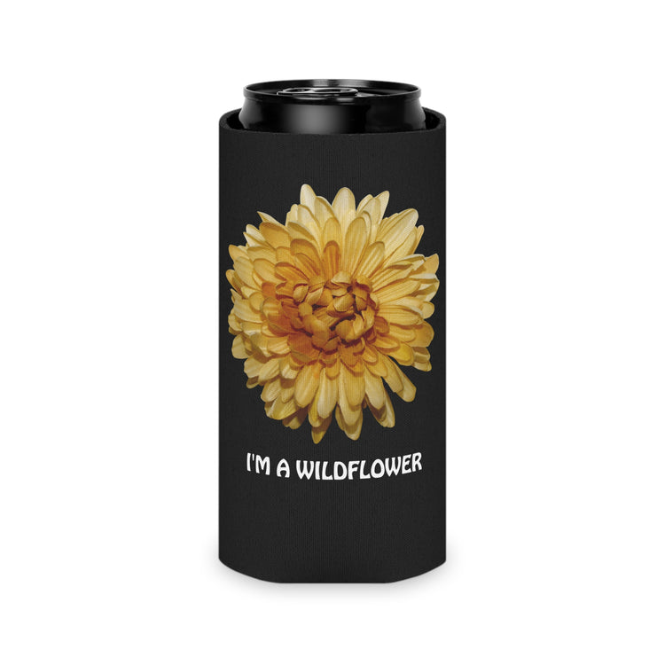 I'm A Wildflower Hiking Plant Floral Happy Camper Can Cooler