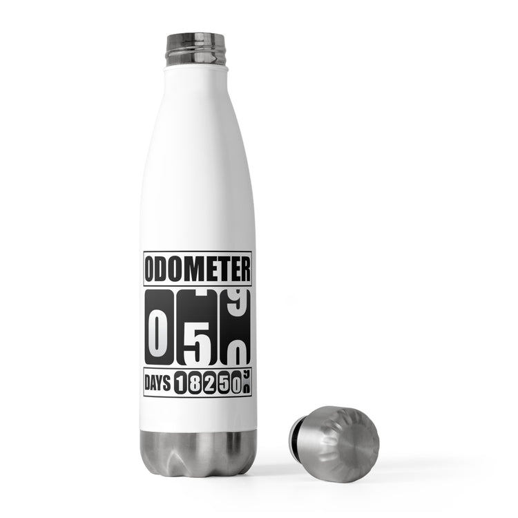 Humorous Oldometer 50 Years Old Celebrants Tee Shirt Gifts | Hilarious Celebrater Sayings Pun Men Women T Shirt 20oz Insulated Bottle