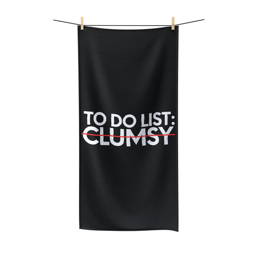 Funny Saying To Do List Clumsy Sarcasm Women Men Pun Joke Novelty Sarcastic Wife To Do List Clumsy Dad Gag Polycotton Towel