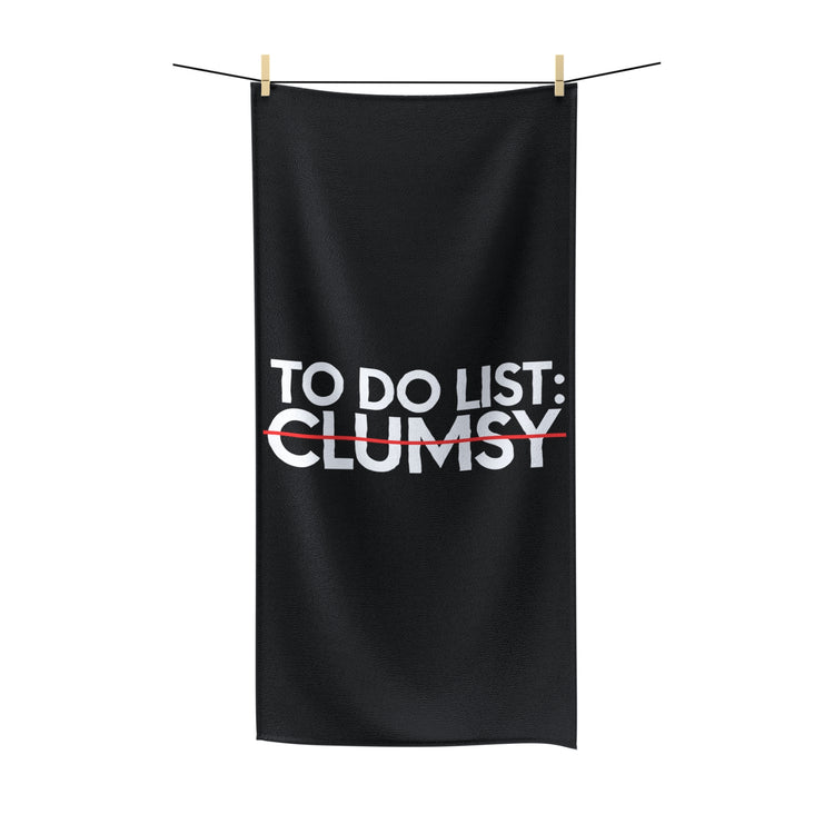 Funny Saying To Do List Clumsy Sarcasm Women Men Pun Joke Novelty Sarcastic Wife To Do List Clumsy Dad Gag Polycotton Towel