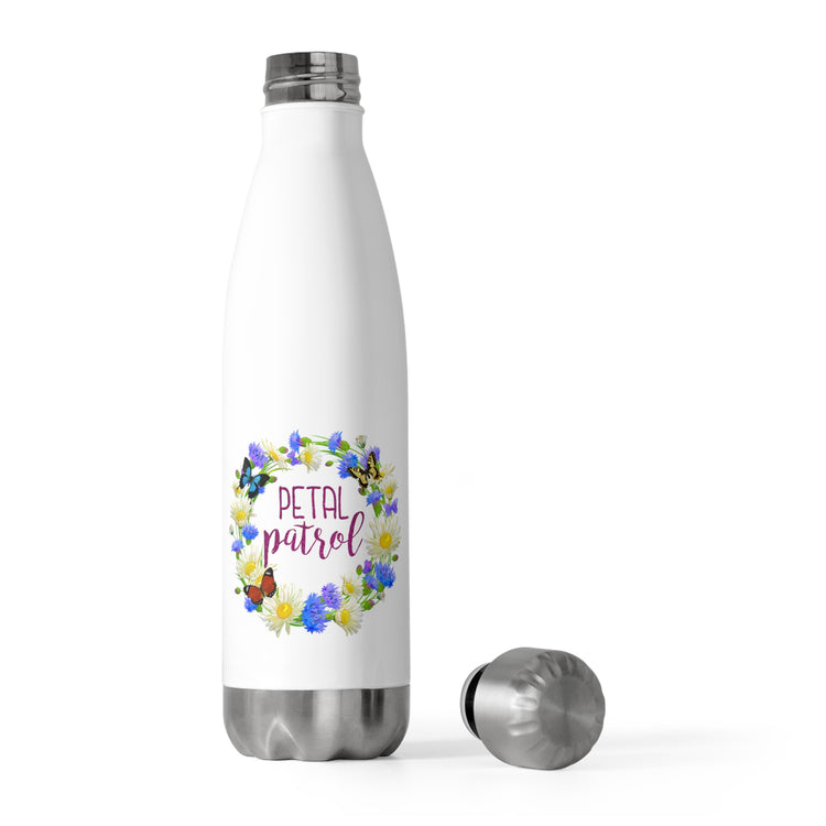 Petal Patrol Shirt | Petal Princess Flower Girl Shirt | Baby Wedding Outfit | Be My Flower Girl | Bachelorette Party 20oz Insulated Bottle