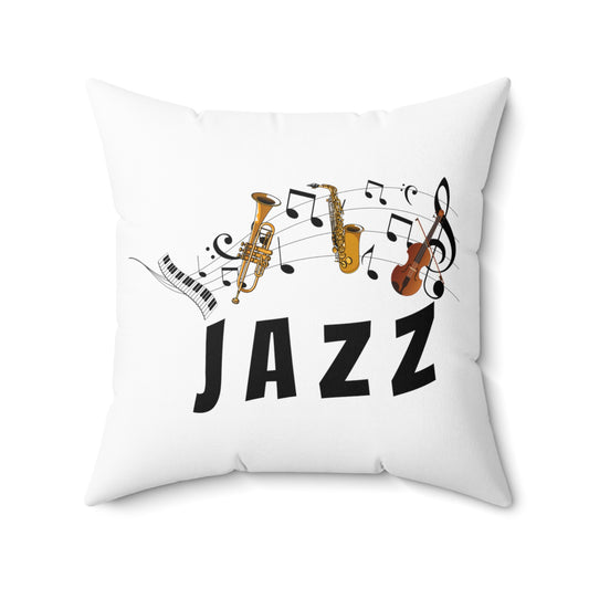 Novelty Concertmaster Symphony Pianist Piano Music Spun Polyester Square Pillow