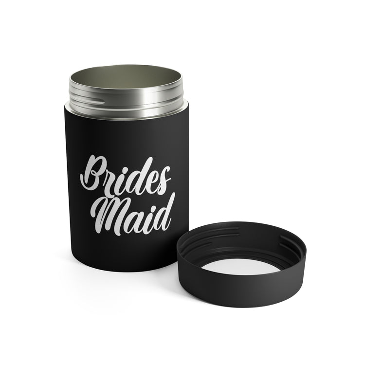 Hilarious Wedding Bridesmaid Sarcastic Illustration Saying Funny Can Holder