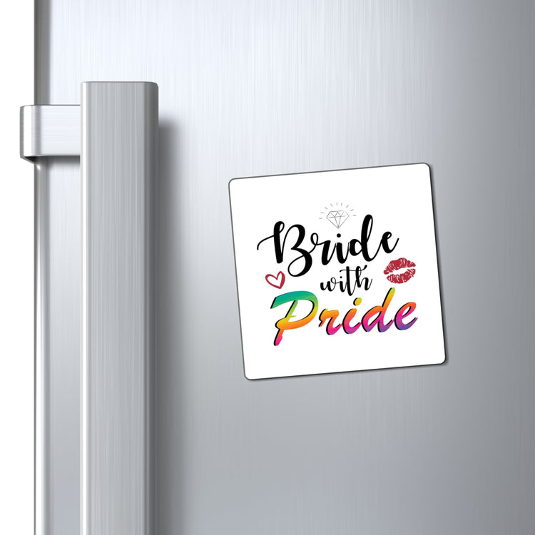 Humorous LGBTQ Bridal Appreciation Statements Graphic Puns  Hilarious Supportive Bridesmaid Illustration Quote Magnets