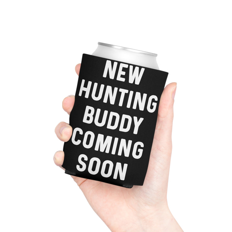 New Hunting Buddy Coming Soon Baby Bump Can Cooler