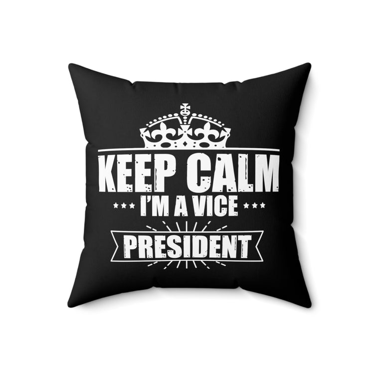 Hilarious Flaunting Designations Retro Ostentation Introverted Joking Sayings Spun Polyester Square Pillow