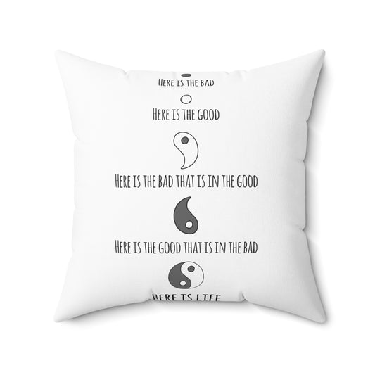 Humorous Meditating Reflexologist Reflexology Spun Polyester Square Pillow