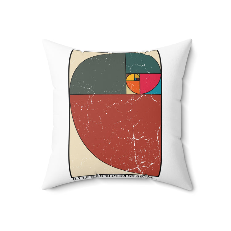 Humorous Mathematics Mathematical Math Geometry Algebra Spun Polyester Square Pillow