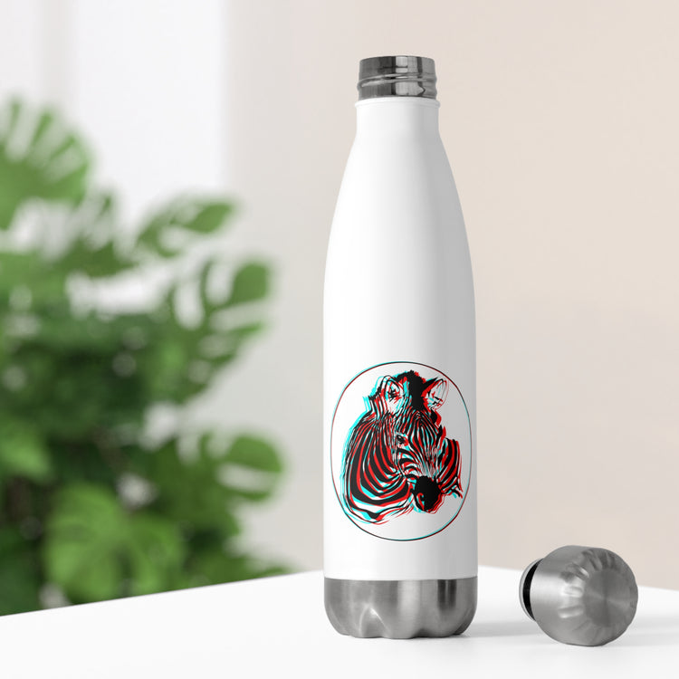 3D Zebra Shirt | Veterinarian Gift | Farm Tshirt | Funny Shirt | Gift For Her | Gift For Him 20oz Insulated Bottle